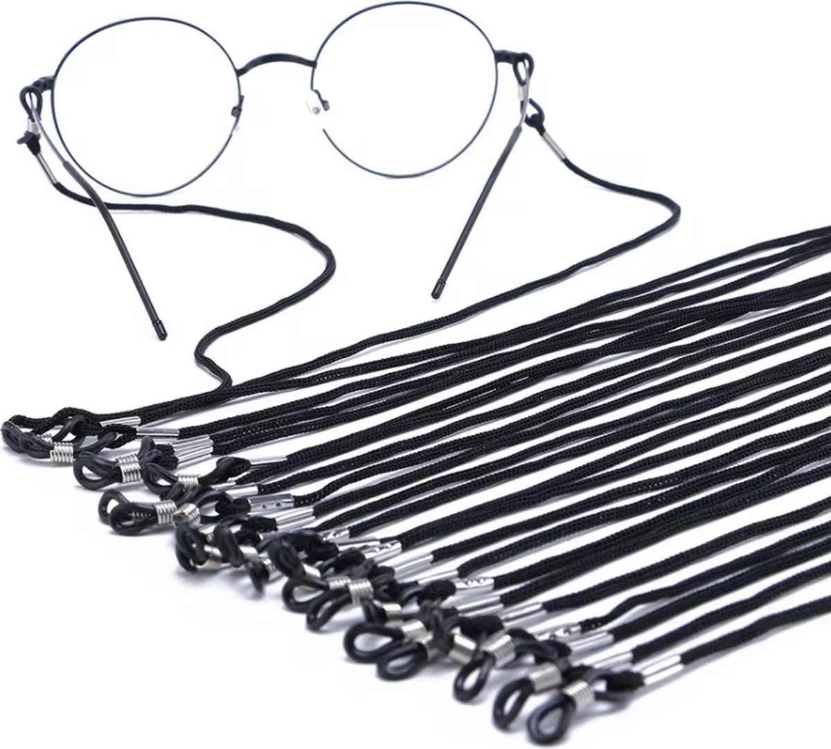 Glasses Cord / 12 Pieces / Black Cord / 3D โ image 3