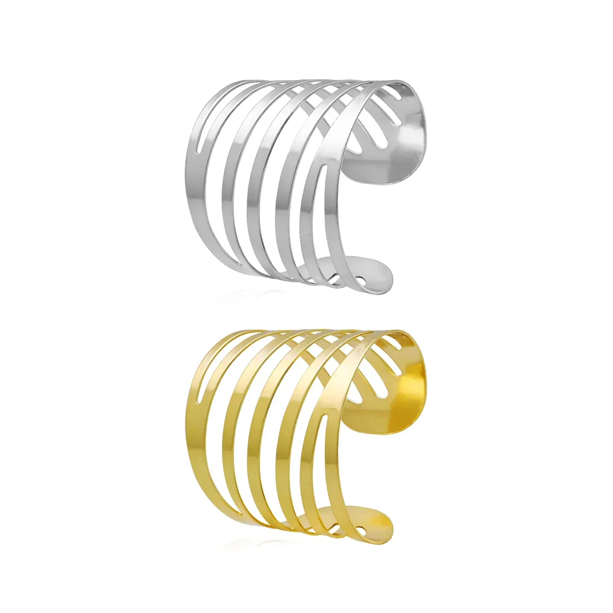 10PCS Hollow Rose Napkin Rings Metal Floral Buckle Wedding Table Decor Holder - Gold — image 3
