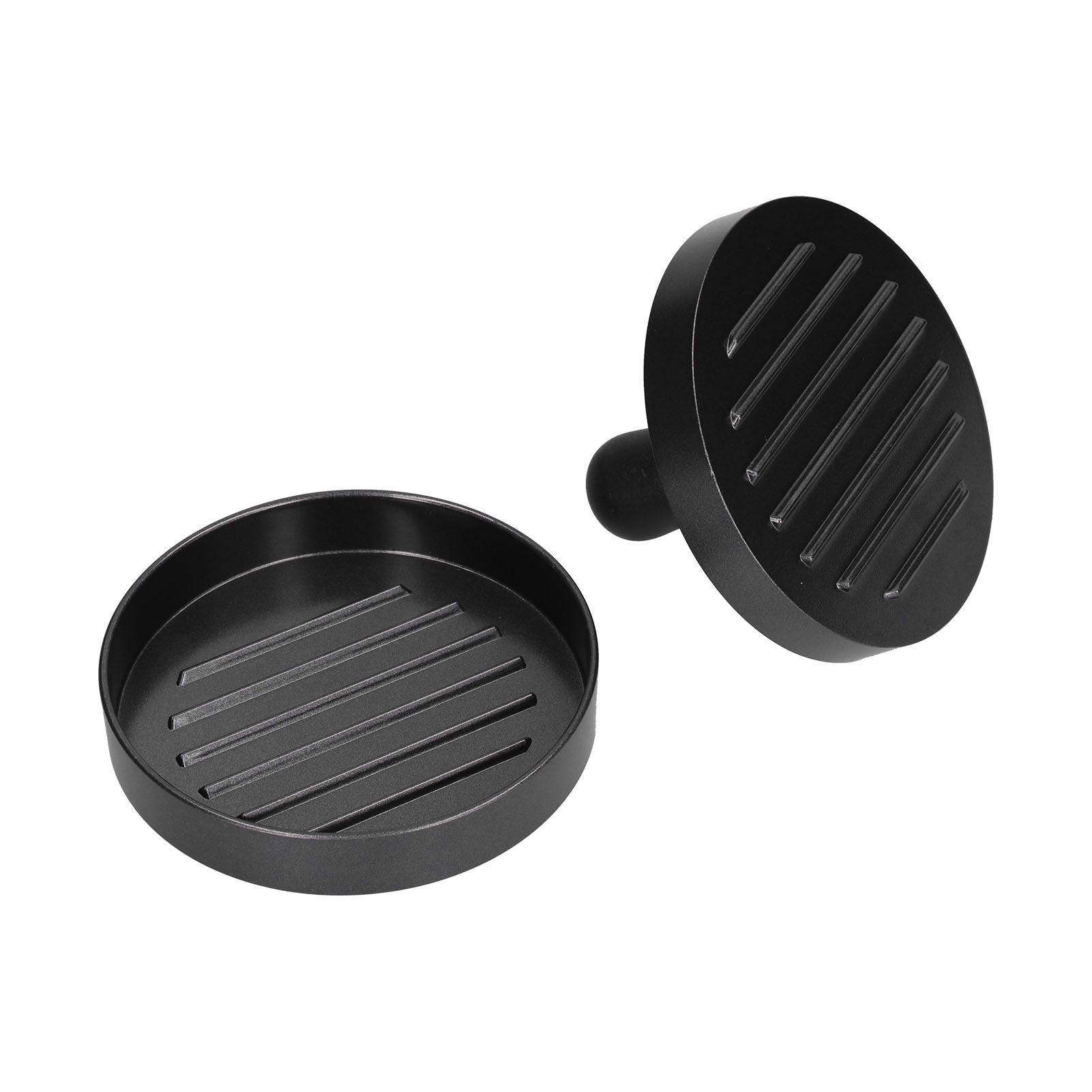 Hamburger Press Round Shape Hamburger Meat Patty Maker Mold Burger Maker Aluminum Alloy Handle — image 4