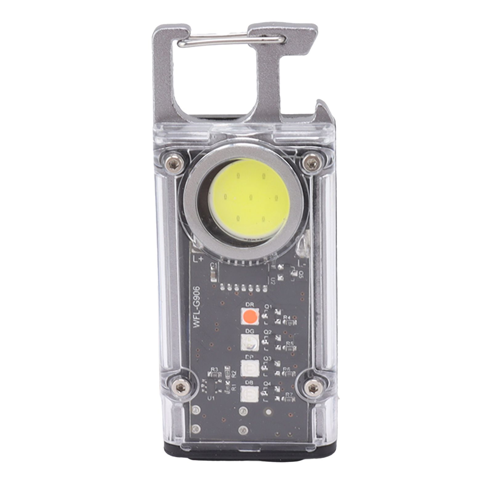Mini COB Work Light 8 Mode Portable Rechargeable Magnetic Hook Pocket Flashlight Multifunction Bottle Opener Emergency Light — image 4