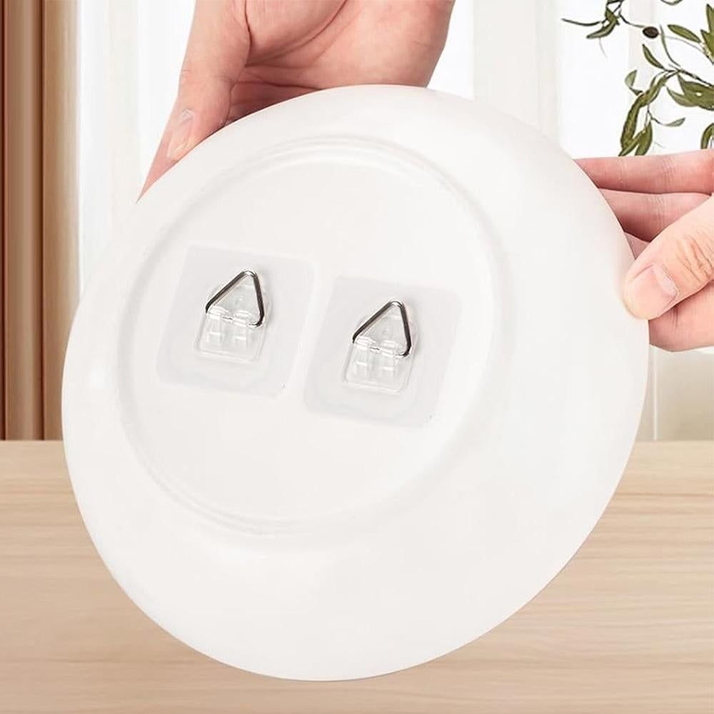 20 PCS Wall Plate Hangers Adhesive Picture Hangers for Paintings โ image 4