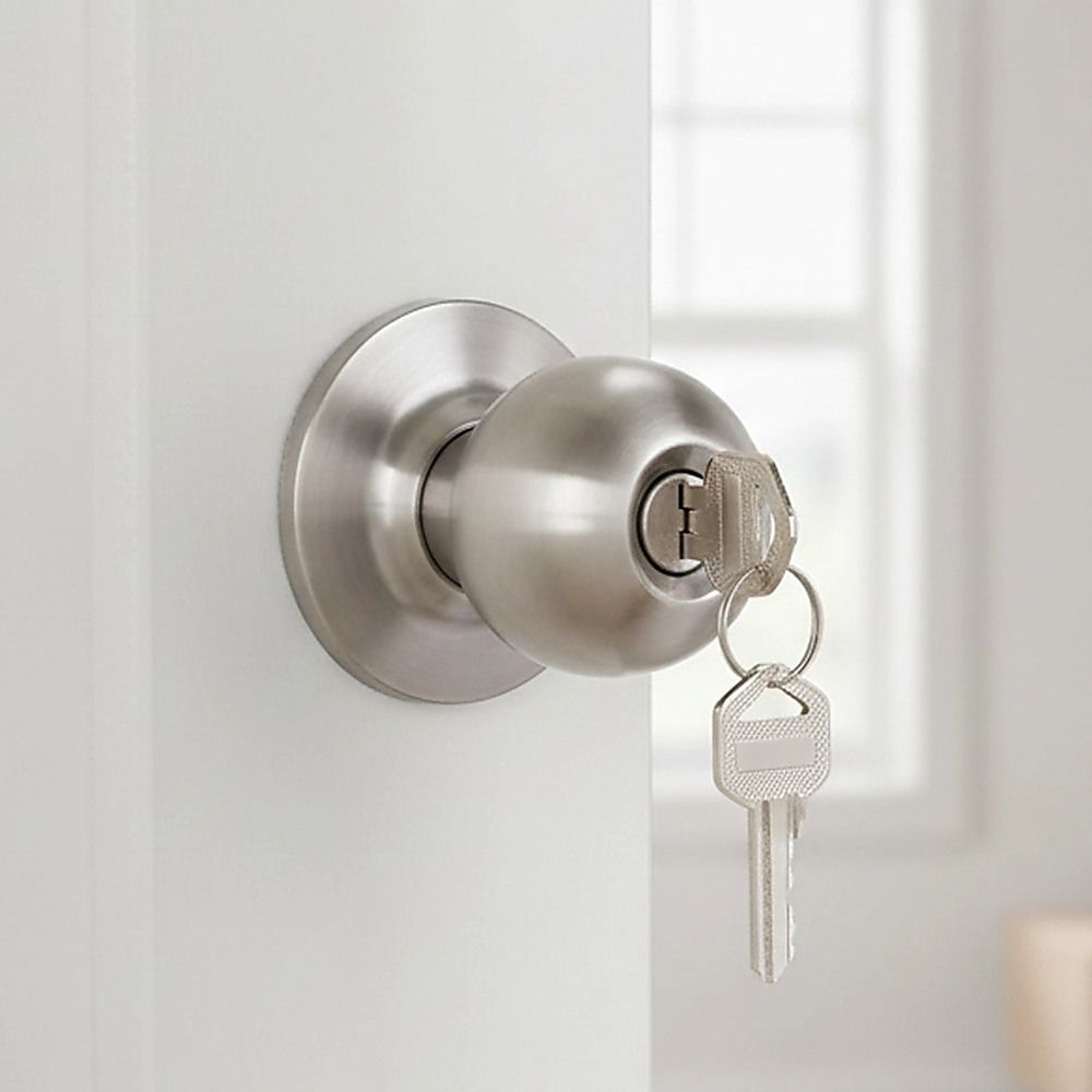 Round Door Lock Knob Set for Internal and Entry Doors — image 2