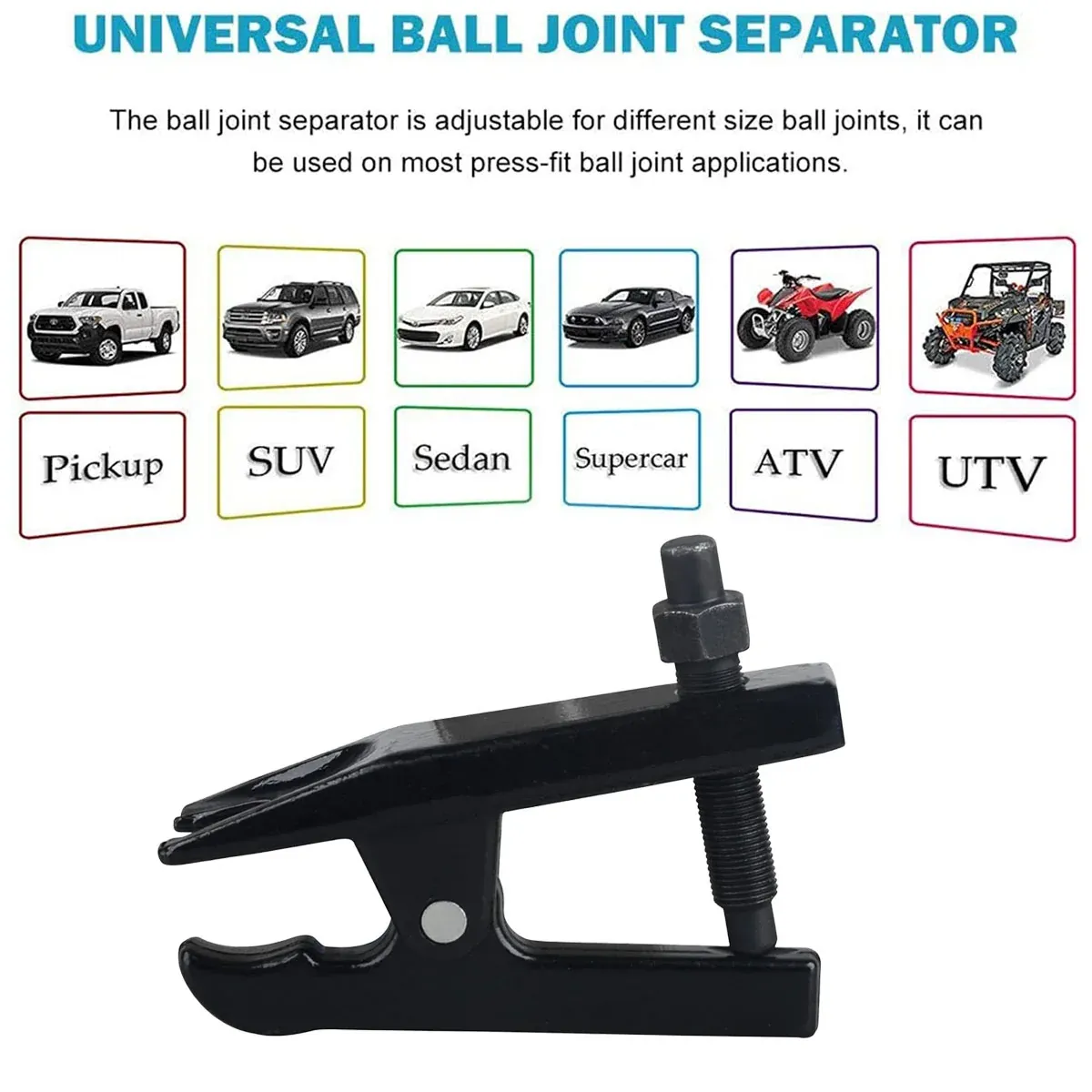 Ball Joint Extractor Tool Auto Repair Hem Arm Separator Heavy Duty Removal Kit — image 6