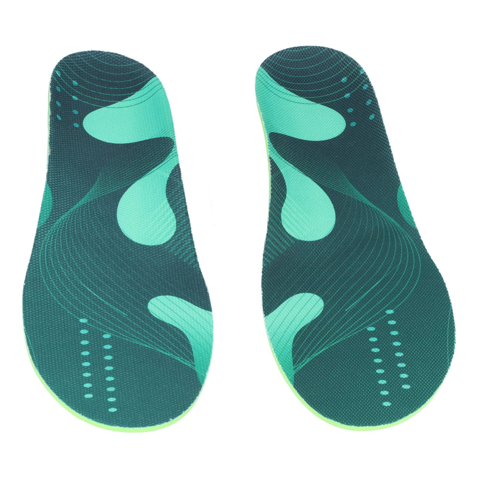 1 Pair Unisex Insole Breathable Elastic Shock Absorbing Foot Arch Support Orthopedic Shoe Pads L 44-47 โ image 2