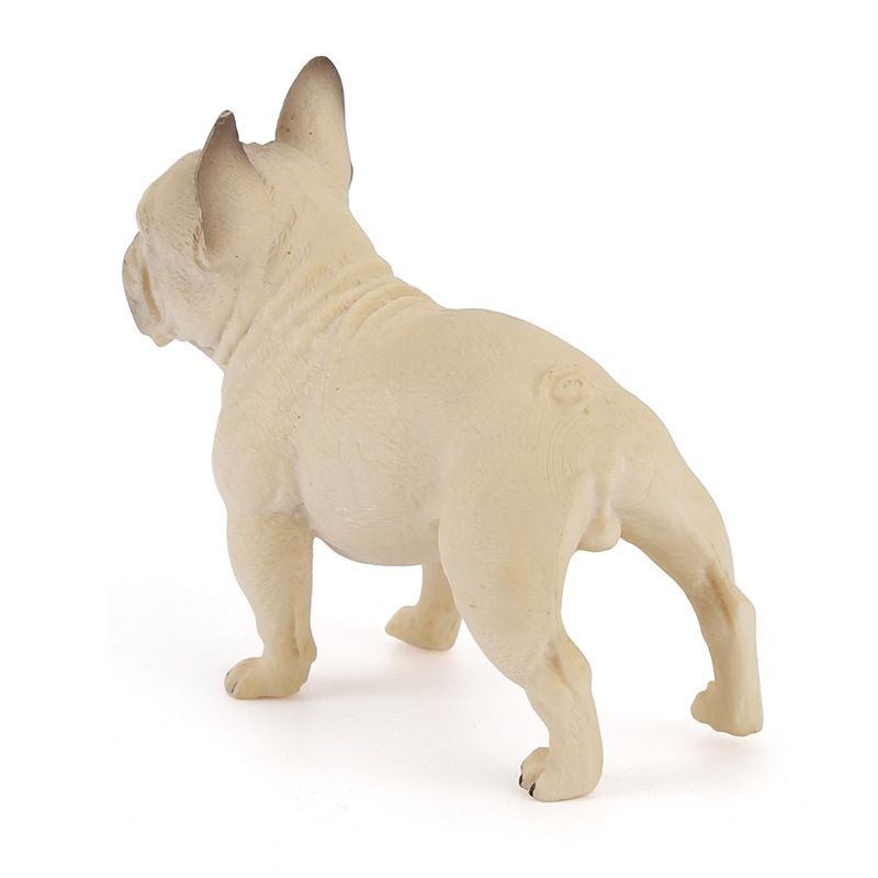 Realistic Lifelike French Bulldog Puppy Statue 6.5CM Tall Frenchie Dog Animal Collectible-Pet Decorations Artificial Dog PVC — image 3