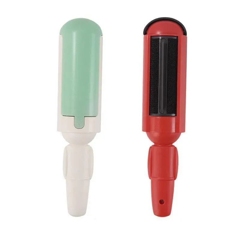 Pet Hair Remover Roller Self Cleaning Hair Remover Fur Removal For Dog and Cat - Red — image 3