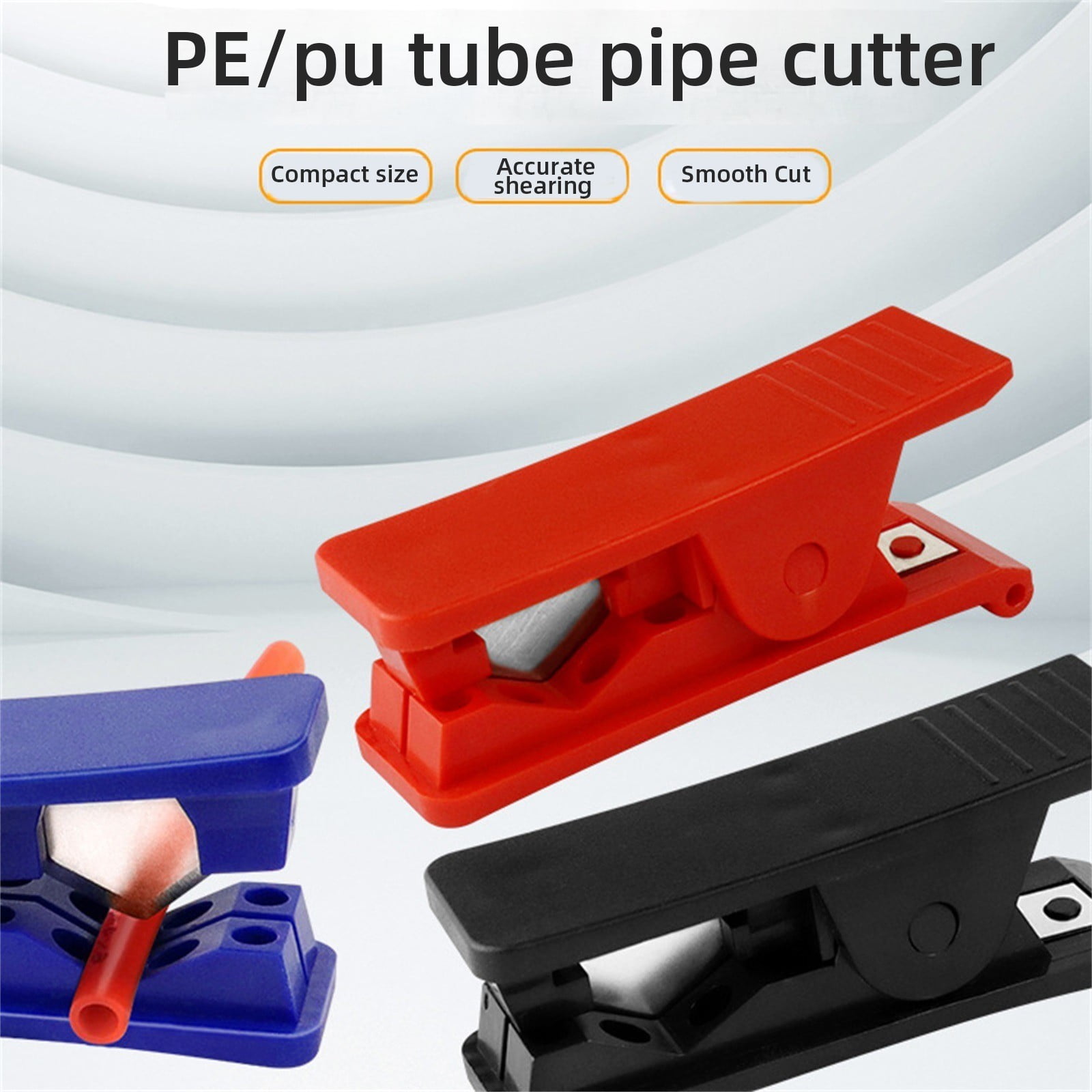Plastic Tubing Cutter, Pipe Cutter With Comfortable Handle, Hose Tube Cutter, Pipe Accurate Tube Cutting Tool for Nylon PVC PU Tubing and Hose Cut up to 3/4 — image 5