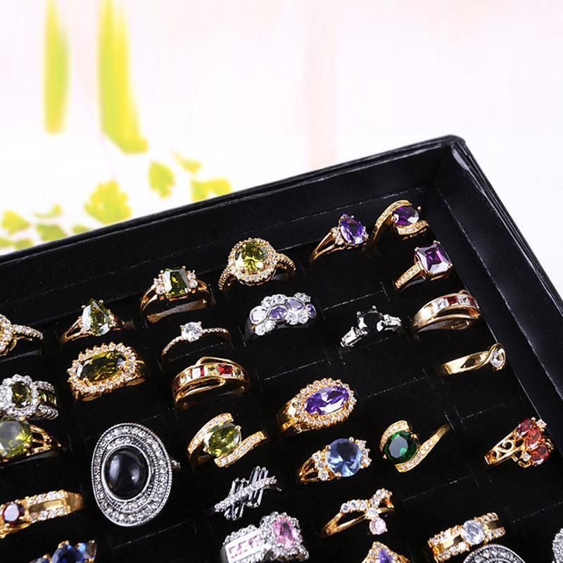 100 Slot Jewelry Ring Earring Storage Box Display Organizer Case Tray Holder - 1PC โ image 6