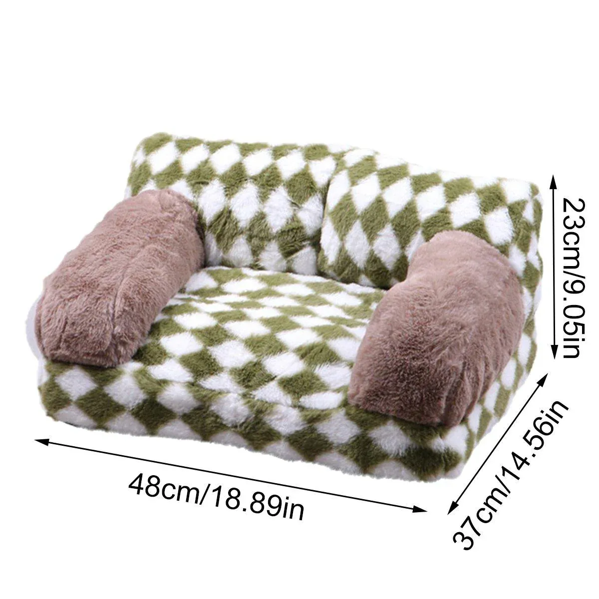 Dog Cat Sofa Warm Pet Sofa for Cats and Small Dogs Comfortable Sleeping Bed — image 3