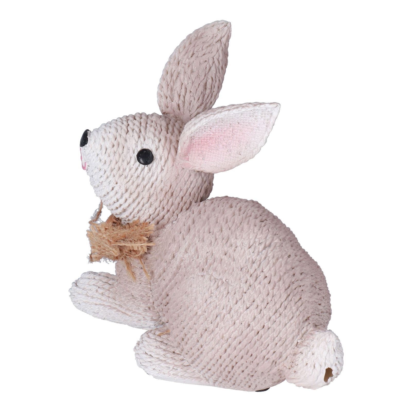 Rabbit Sculpture Simulation Resin Rabbit Ornament Environmentalliy Friendly and Durable for Family and BedroomRabbit A — image 3