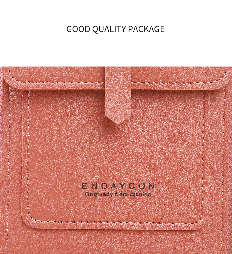 Women's Crossbody Phone Bag with Clear Touch Screen Window PU Leather Wallet Purse Multi-Pocket Shoulder Handbag Adjustable Strap Card Holder Red โ image 6