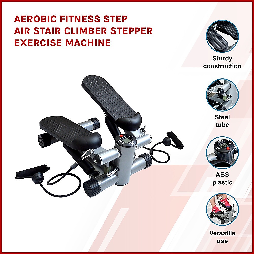 Aerobic Fitness Step Air Stair Climber Stepper Exercise Machine — image 3
