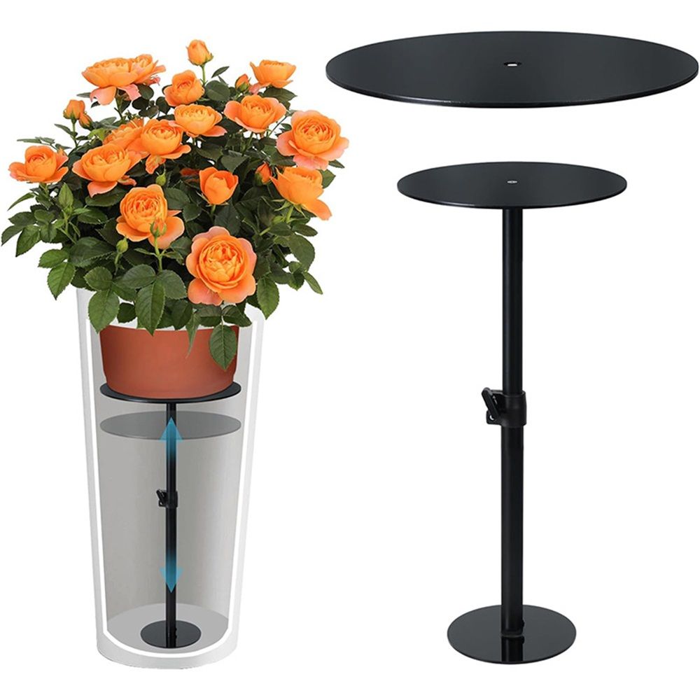 Adjustable Height Plant Risers for Inside Pots, 17-32" Planter Inserts for Large Pots, Planter Lift Insert for Tall Square Round Taper Planters (6" 8" 10" Base โ image 2