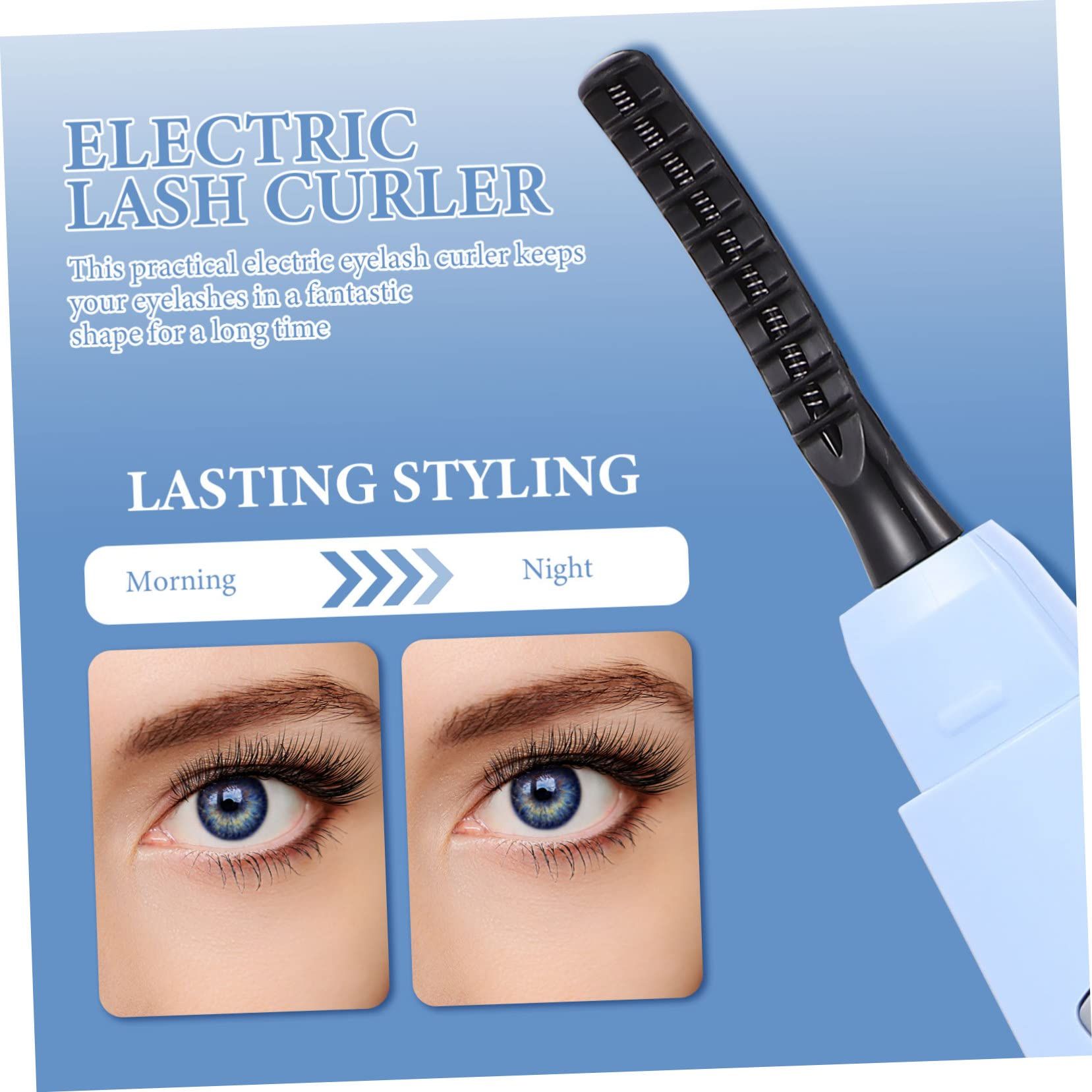 Electric Eyelash Curler Makeup Mascara applicator Eyelash Curling Pen Heating Eyelash Portable Curler Lady Tools Eyelash Makeup โ image 3