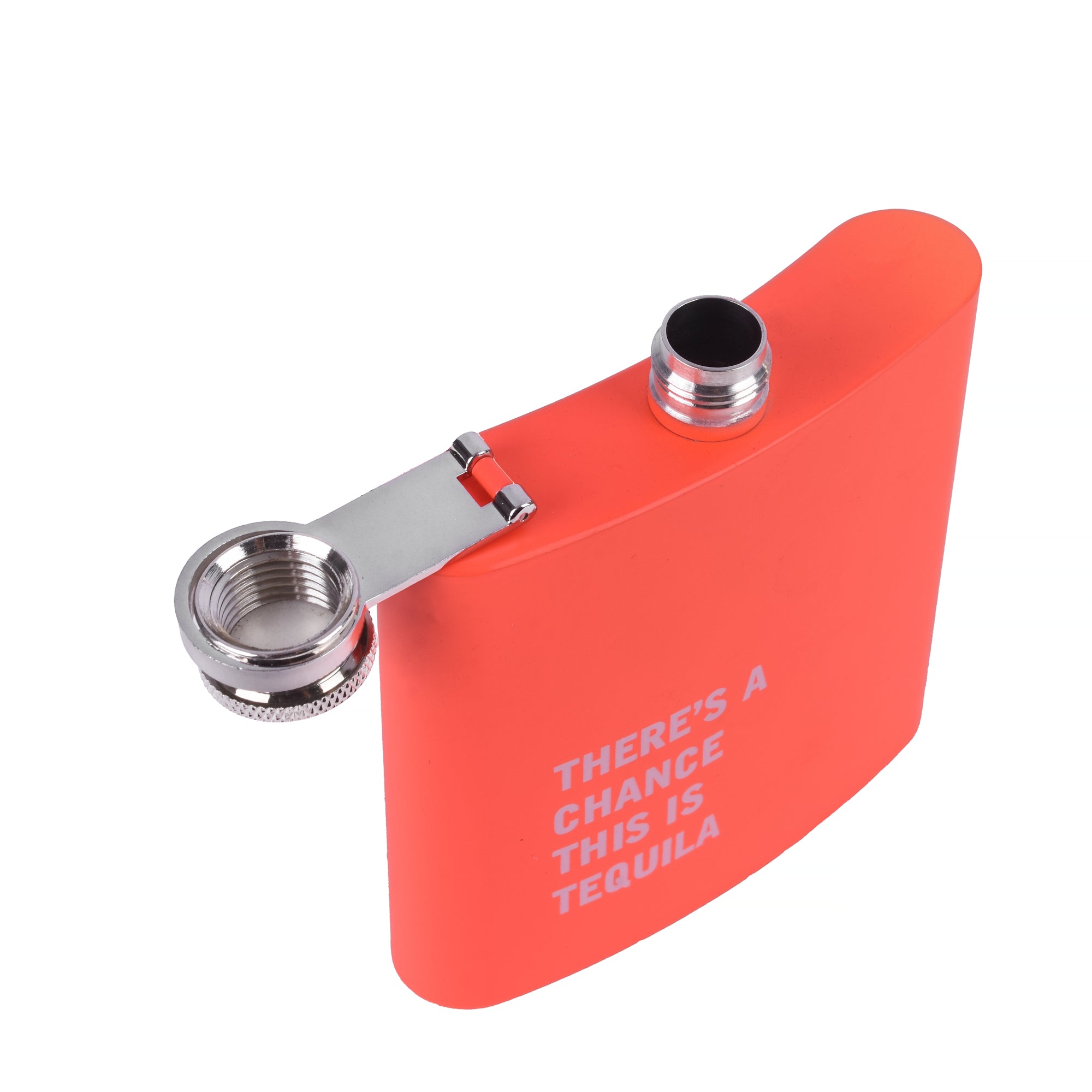 175ml Stainless Steel Hip Flask w Funny Quotes - Peach โ image 3