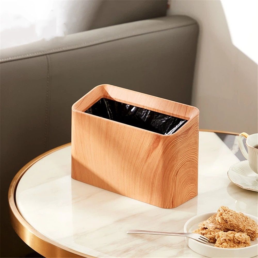 Countertop Trash Can, Mini Desktop Trash, Small Garbage Cans, Tiny Desktop Waste Basket for Office, Bedroom — image 3