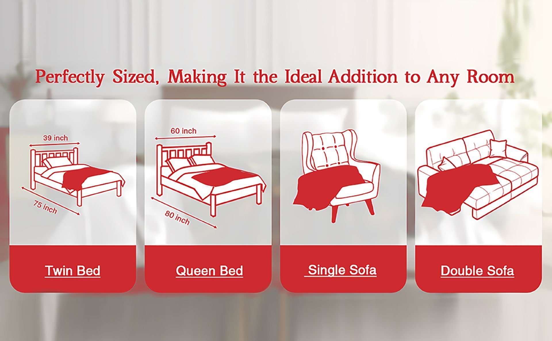 Light‑Duty Holiday Flannel Blanket, Sofa Bed Throw Ornament, Desirable Present For Christmas & Halloween Family Holiday Gifting, Style FLR‑185, Size S — image 5