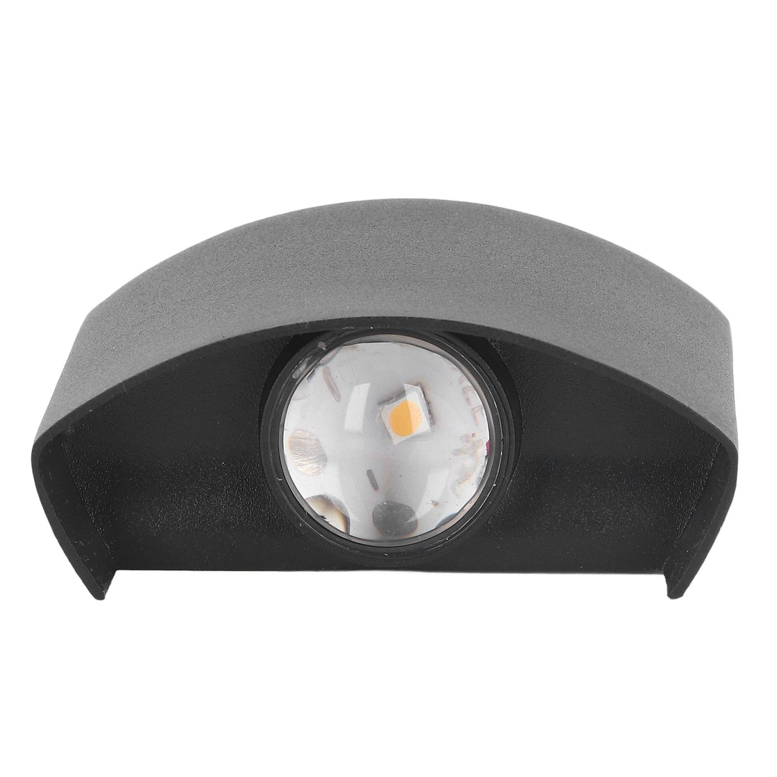 LED Wall Light Waterproof Decorative Aluminum Alloy Black Wall Sconce Lamp for Outdoor 110‑265V White Light — image 2
