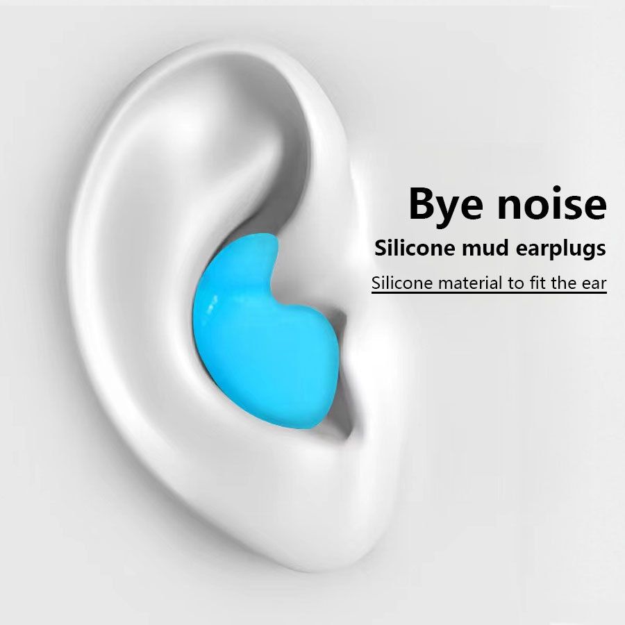 Swimming Ear Plugs, Waterproof Reusable Silicone Swim Earplugs for Swimming Surfing Snorkeling and Other Water Sports — image 2