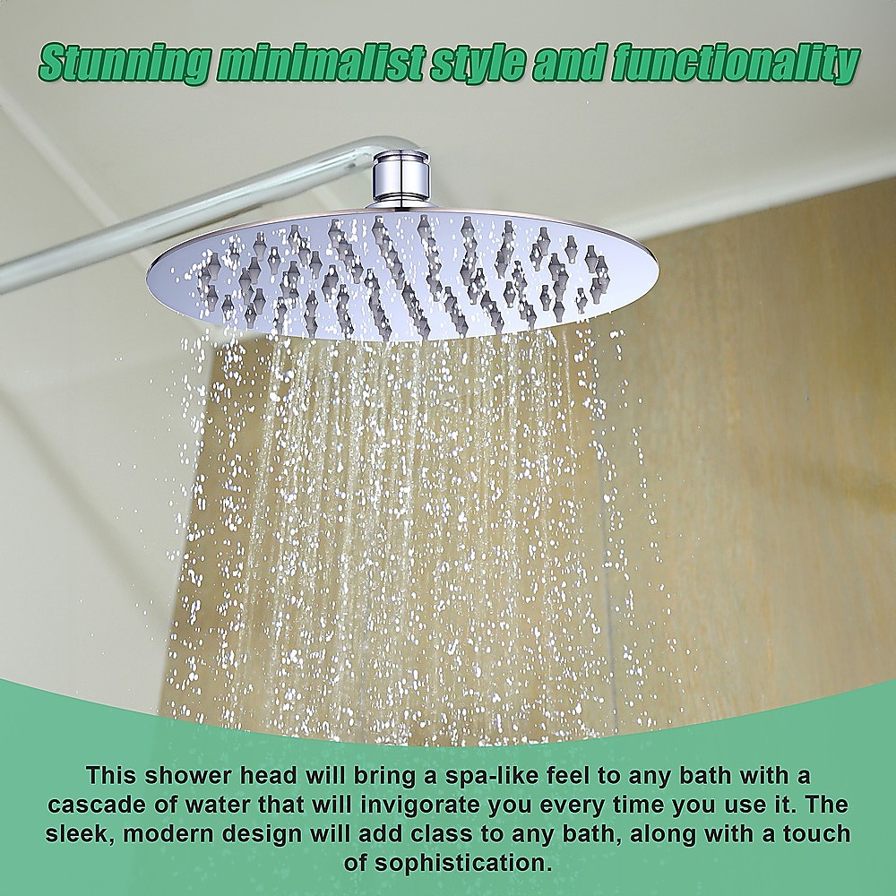 200mm Shower Head Round 304SS Polished Chrome Finish โ image 5