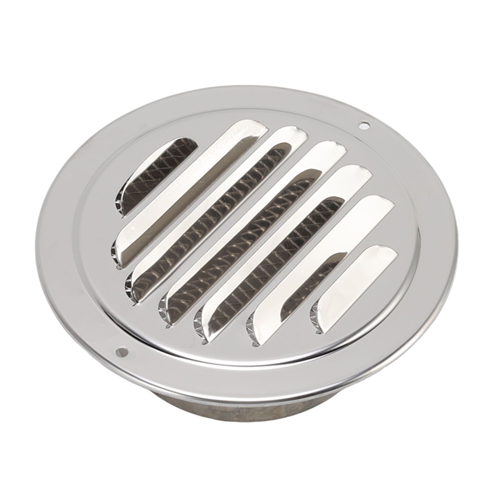 Air Ventilation Cover 304 Stainless Steel Round Exhaust Duct Grill Cap for Kitchen and Bathroom 120mm / 4.7in — image 4