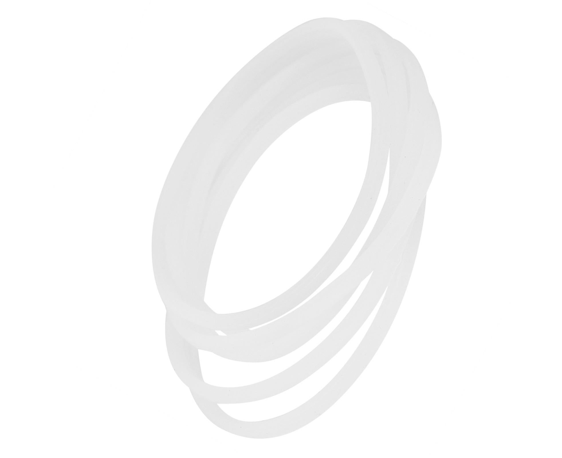 6Pcs Replacement Gaskets, Rubber Seal Ring for Magic Bullet Flat/Cross Blade — image 2