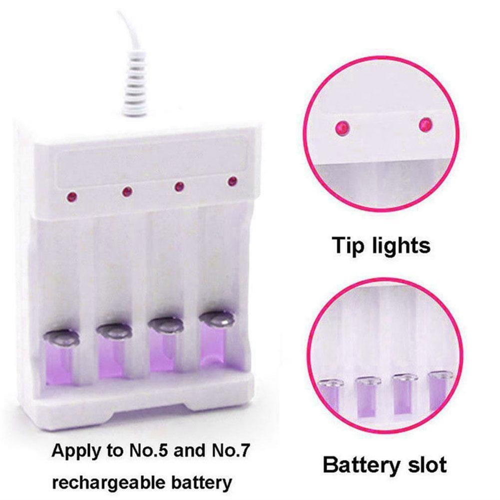 No. 5 White Four -Sannin Nickel chromium nickel -metal hydride charging battery charger — image 5