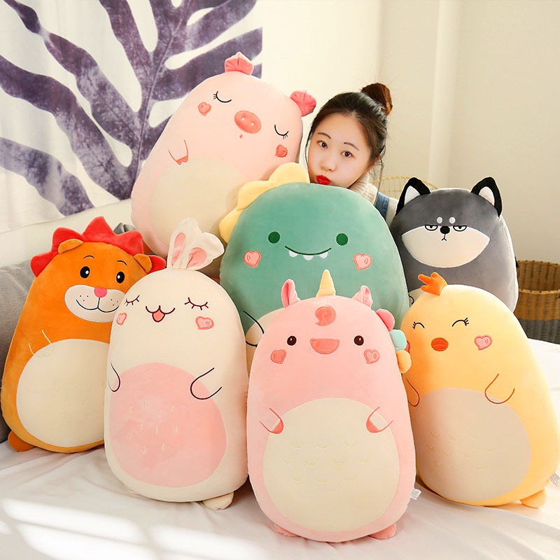 Squishmallow Pillow Doll Kawaii Animal Fat Dinosaur Pillow Plush Unicorn Rabbit 80cm-max Rabbit 80cm โ image 5