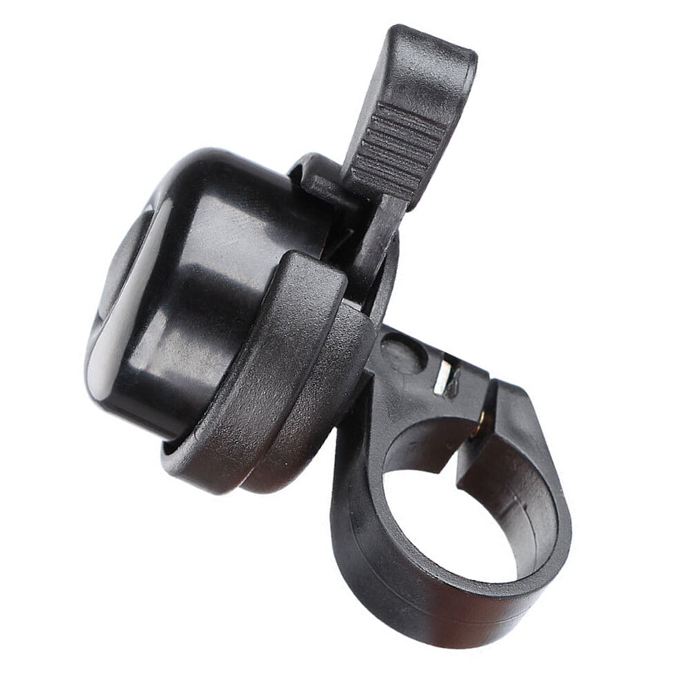 Cycling Handlebar Bell Plastic Clear Sound For Bicycle Riding 1Set 4.00 × 6.00CM Black — image 6