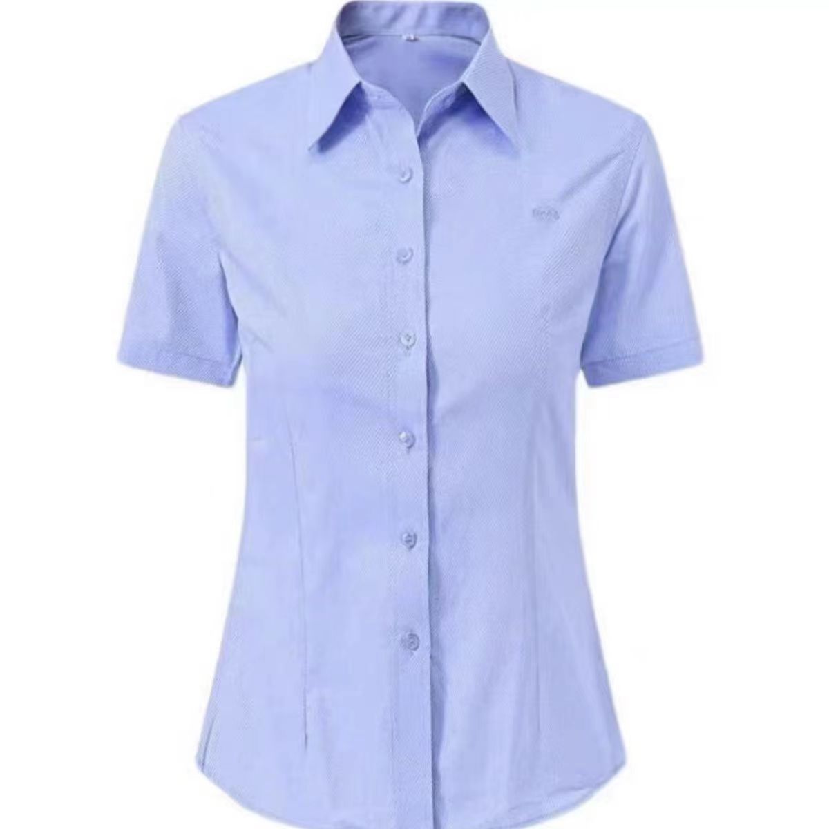 Shan Lang Men Long Sleeve Cotton Shirt High Cotton white shirt short sleeve 38/M suggestion [40.00 kg-60.00 kg] — image 2