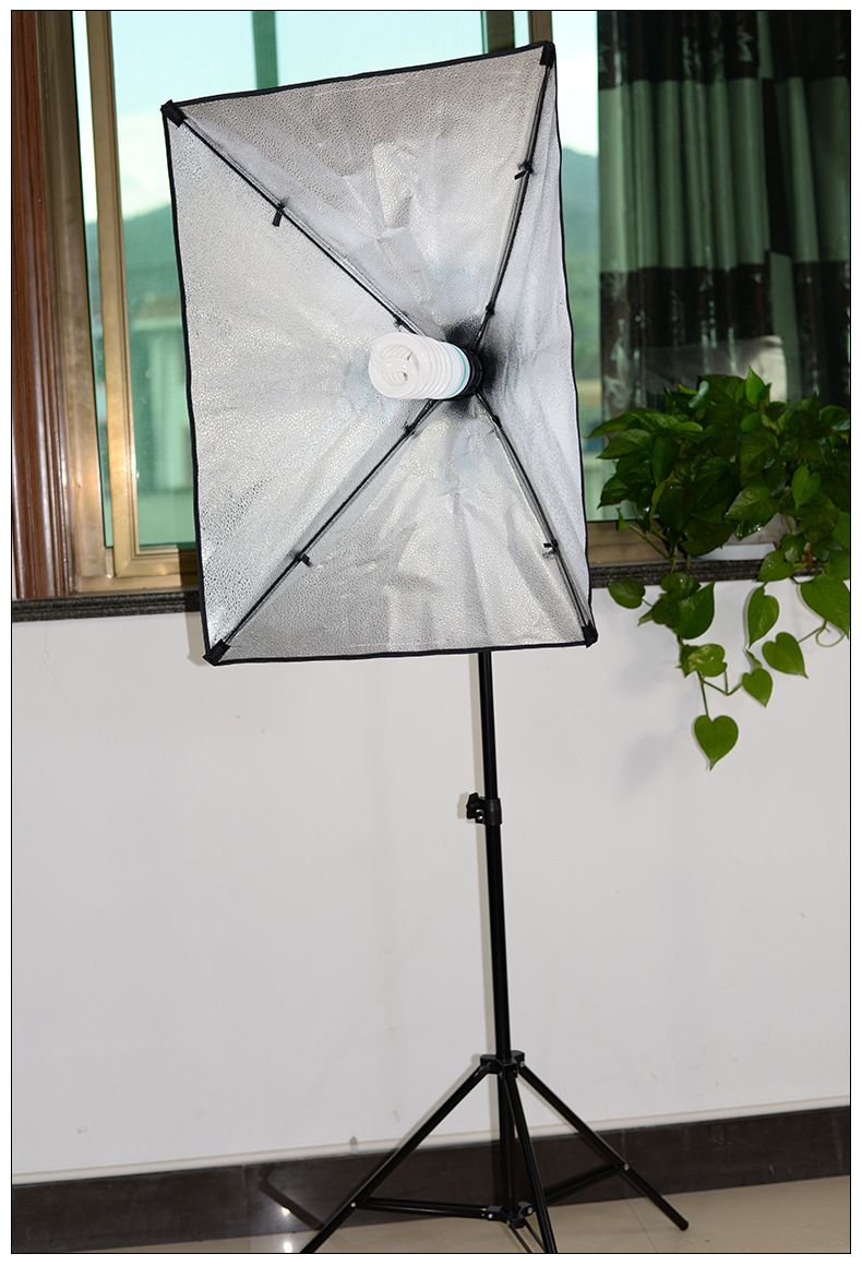 150W Light Bulb 5500K CFL Daylight Spiral Softbox Lighting Kit Bulb in E27 Socket for Photography Photo β image 5