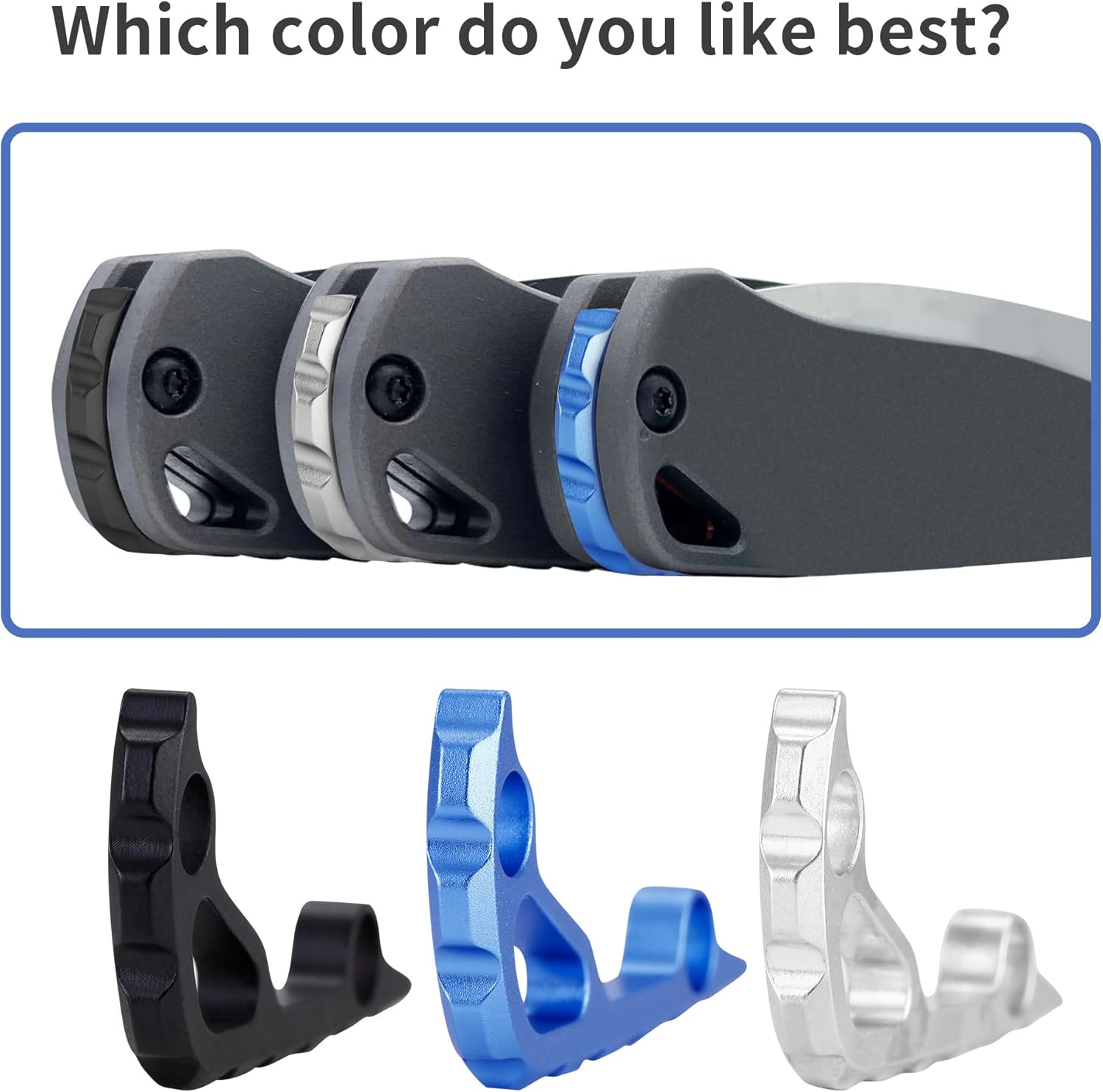Back Spacer For Benchmade Bugout 535, Lightweight Aluminum Alloy CNC Back spacer, Premium Custom-made Aluminium Alloy Accessory, Black โ image 3