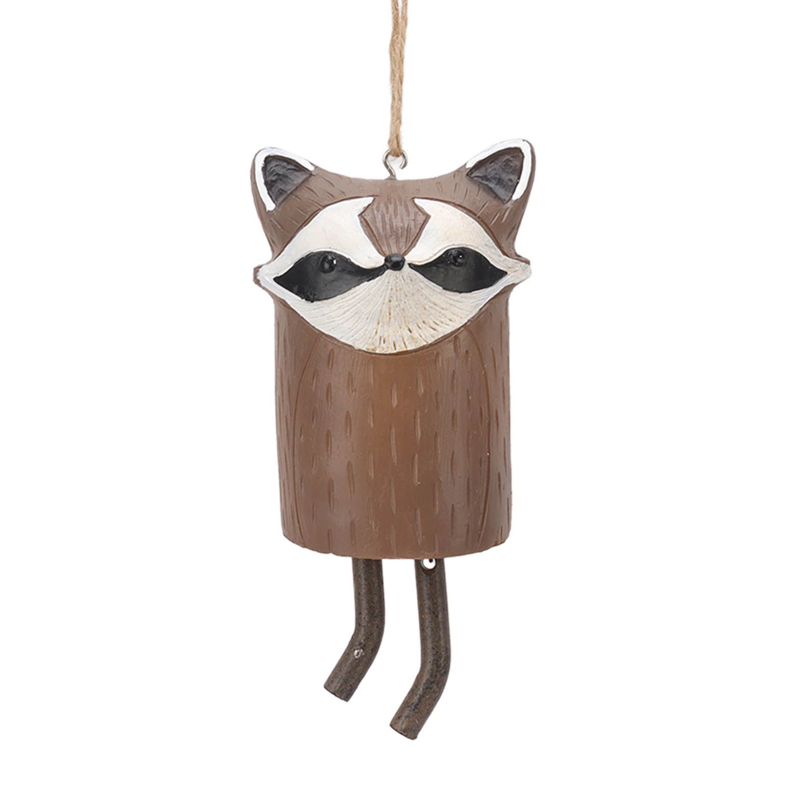 Rustic Hanging Animal Wind Chimes Resin Hand Made Natural Garden Decoration for Gardens Backyards Trees Yards D Red Panda — image 2