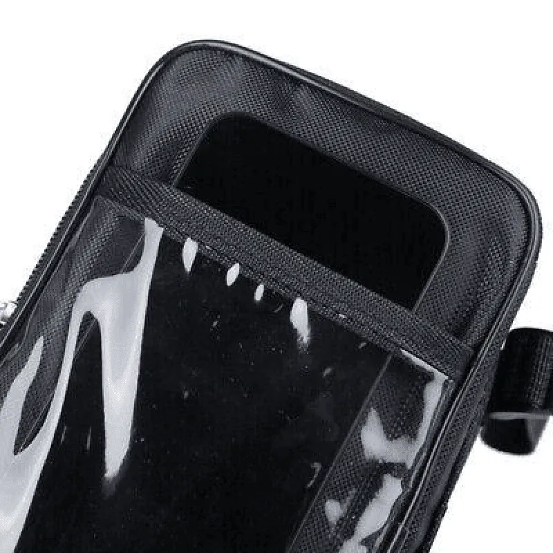 Waterproof Bicycle Handlebar Bag with Touchscreen Phone Pocket and Reflective Strip — image 4