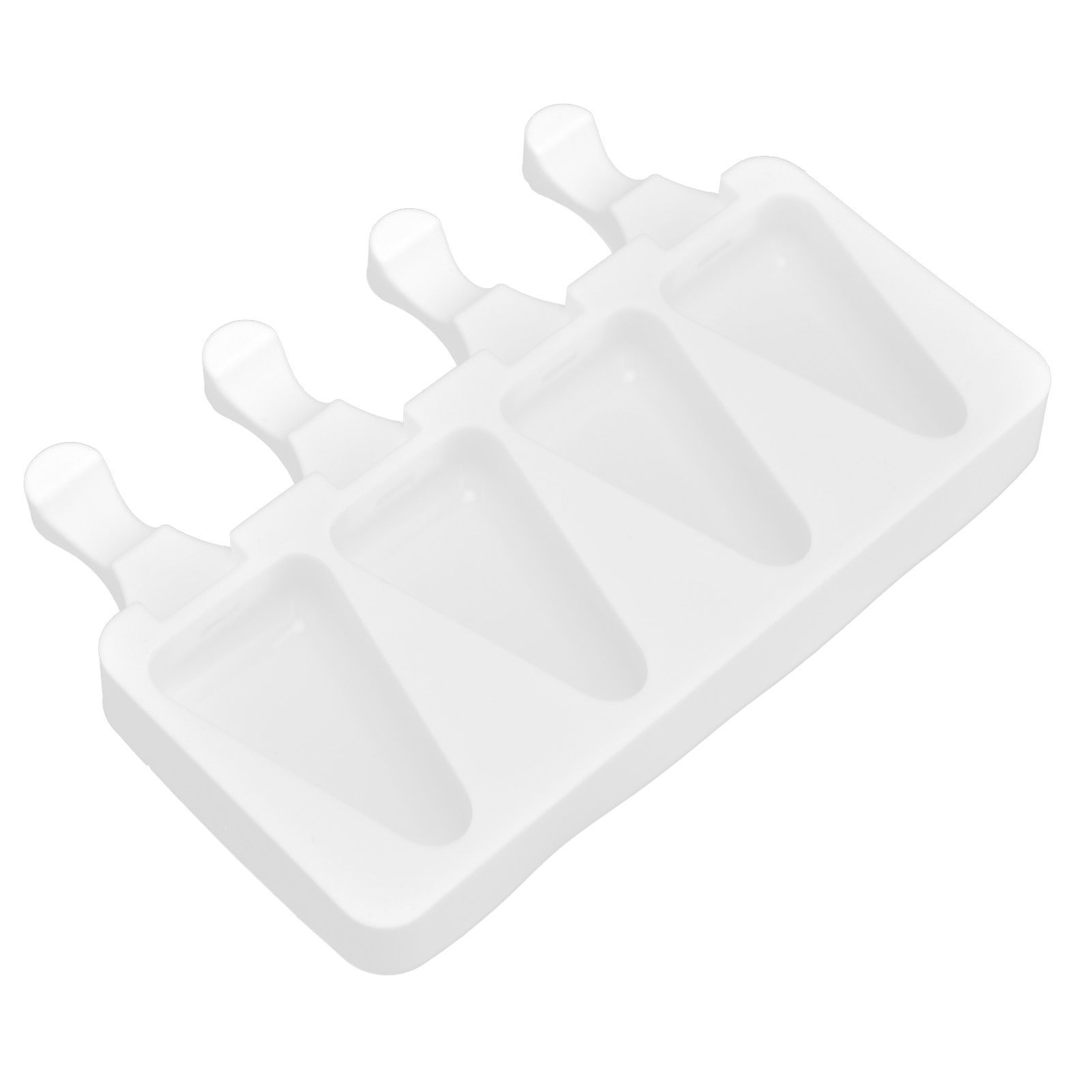 Multi Grid Silicone Ice Bar Mold Heat Resistant Ice Cream Making Mold Kitchen DIY Tool(4Grid Triangular ) — image 4