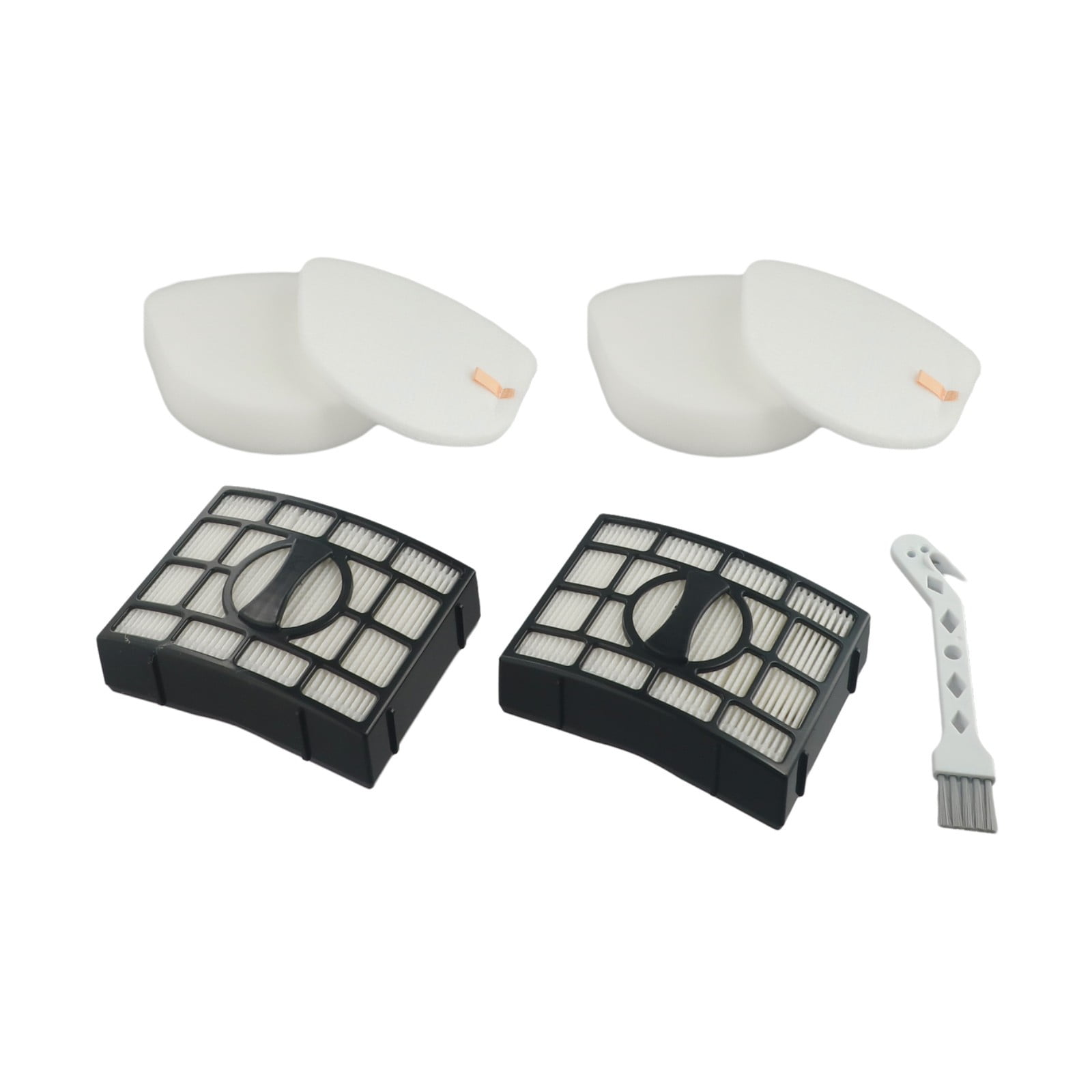 Replacement Filter Set for Shark Upright Vacuums Featuring Compatibility with Various Models Including CU530 and UV725