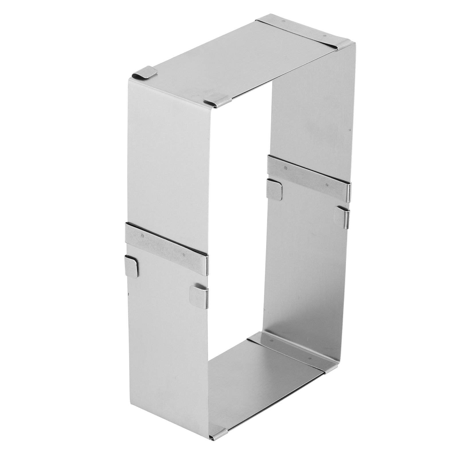 Stainless Steel Square Mousse Ring Retractable Biscuits Cake Mold Kitchen DIY Baking ToolsS 10~18cm — image 2
