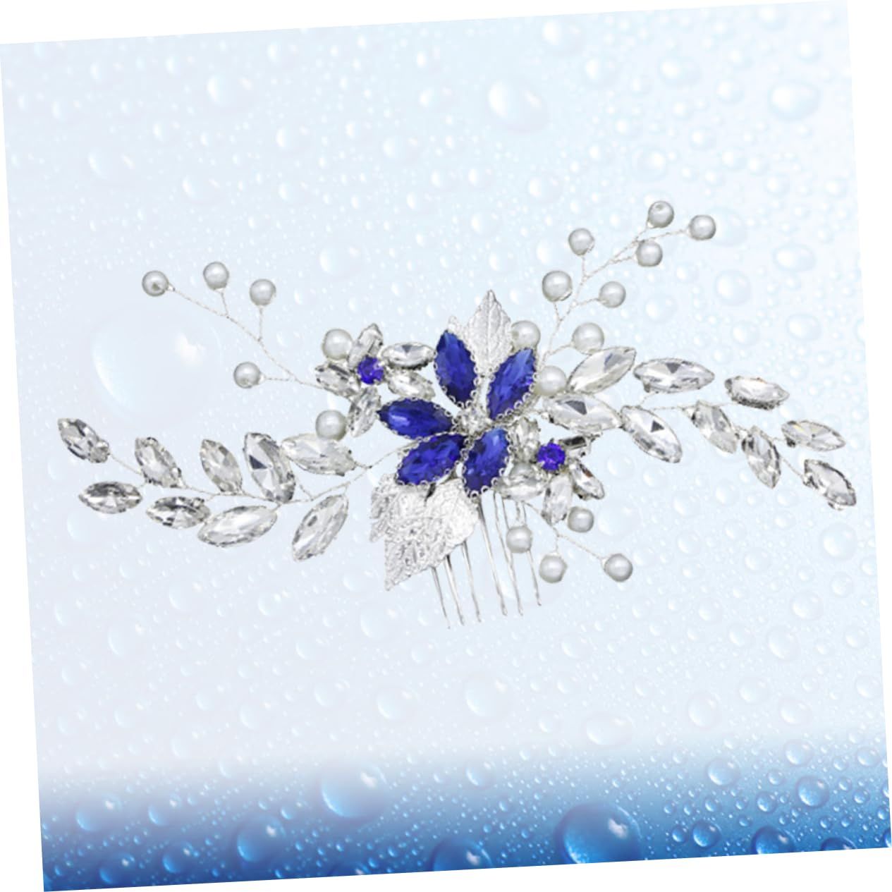 Womens Hair Accessories Hair Comb Wedding Hair Accessories for Women Hair Insert Comb Rhinestone Headpiece Bridal Comb — image 2