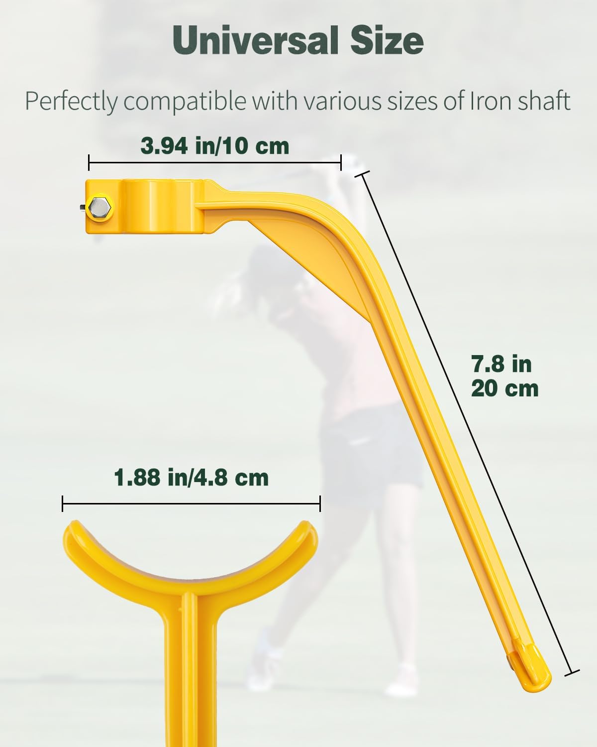 Golf Wrist Trainer Yellow 1 Pack Swing Correction Tool for Beginners Arm Elbow Position Training Accessory — image 6