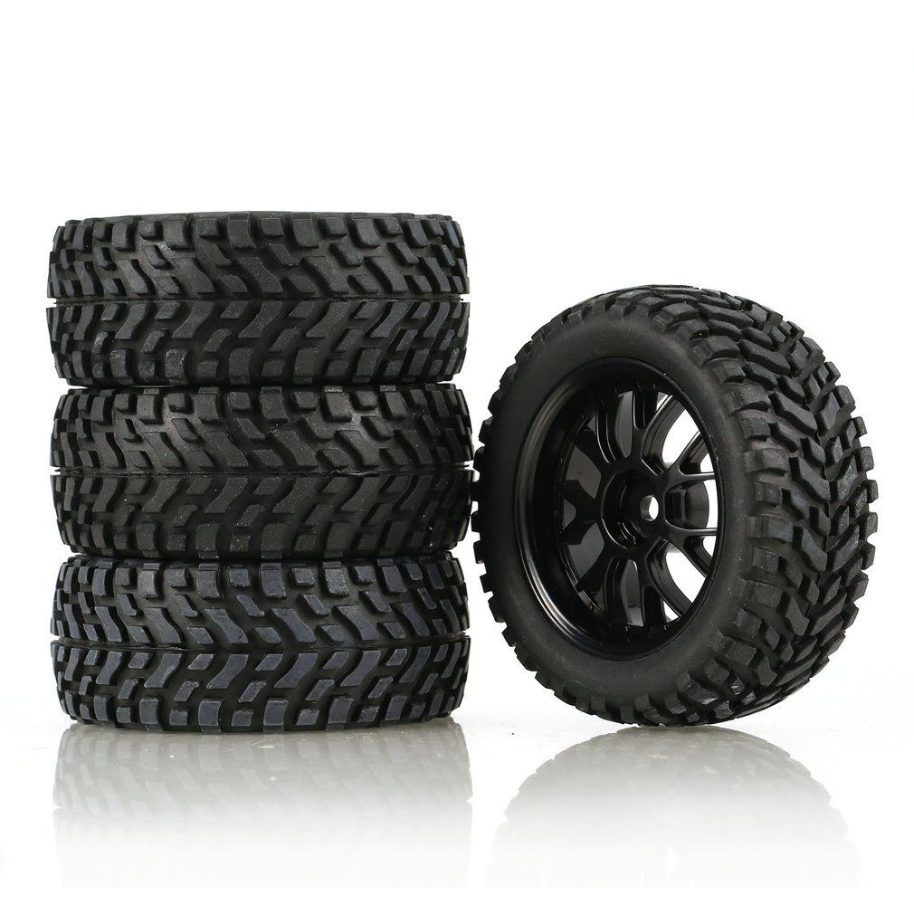 4PCS 2.95 Inch Rubber Butyl Rain Forest Mud Tire for MN99S HSP HPI Wltoys 144001 124018 124019 MN90 โ image 2