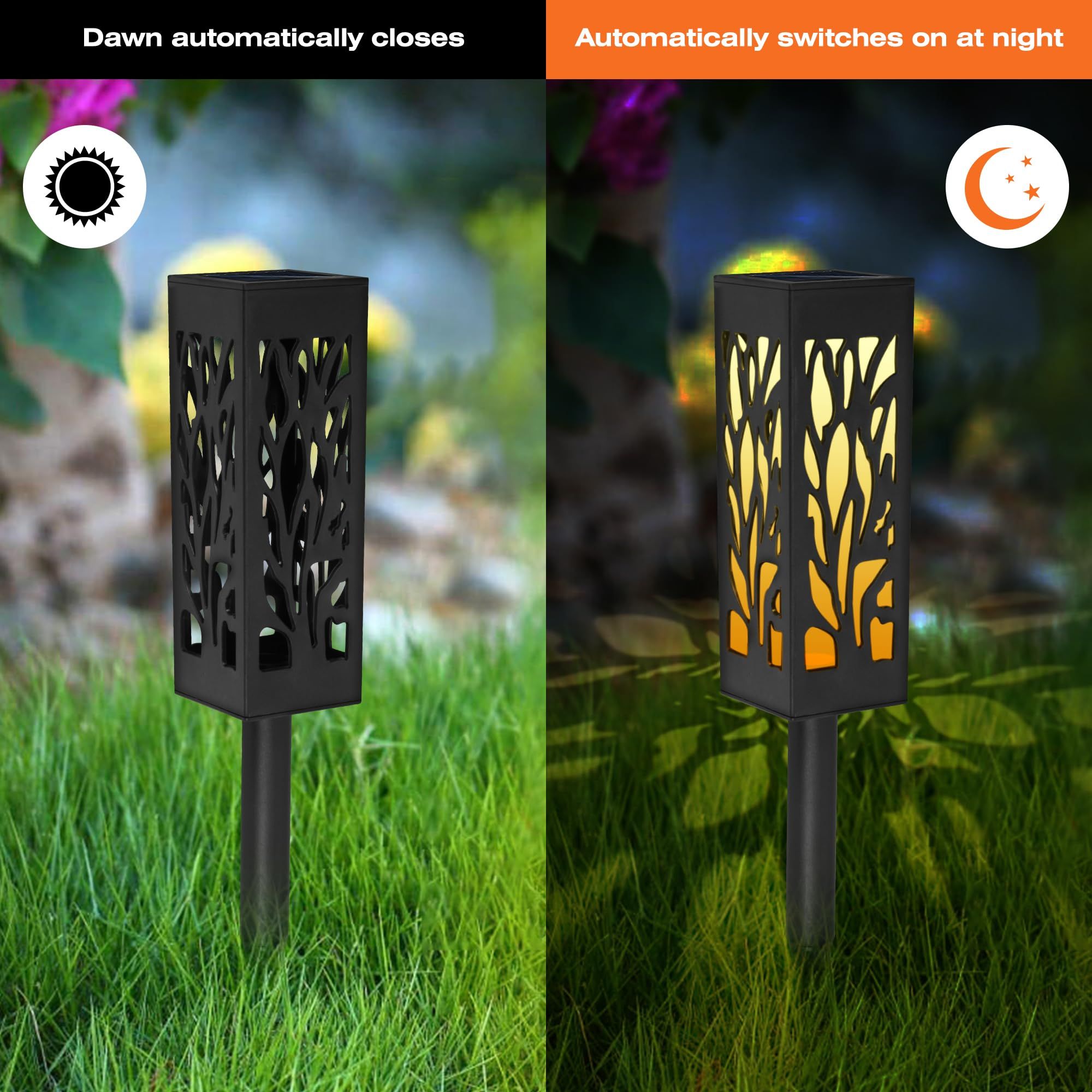 8Pack Solar Pathway Lights Outdoor — image 2