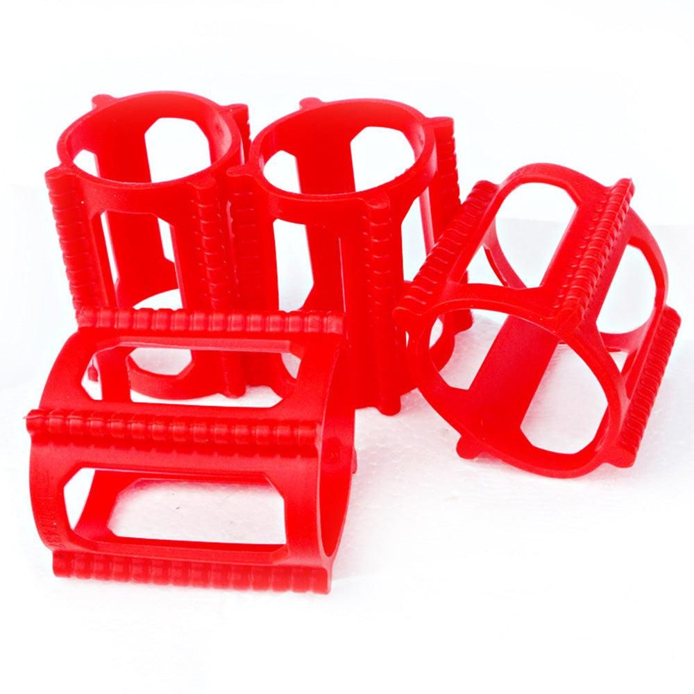 4 Pieces Skater Trick Trainers Silicone Skateboard Wheel Stop Covers Skater Skill Training Tools Red โ image 2