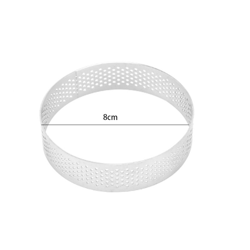 5 Pcs Stainless Steel Tower Ring Household Mousse Home Baking Tool Reusable Cake Mold Household Cake โ image 4