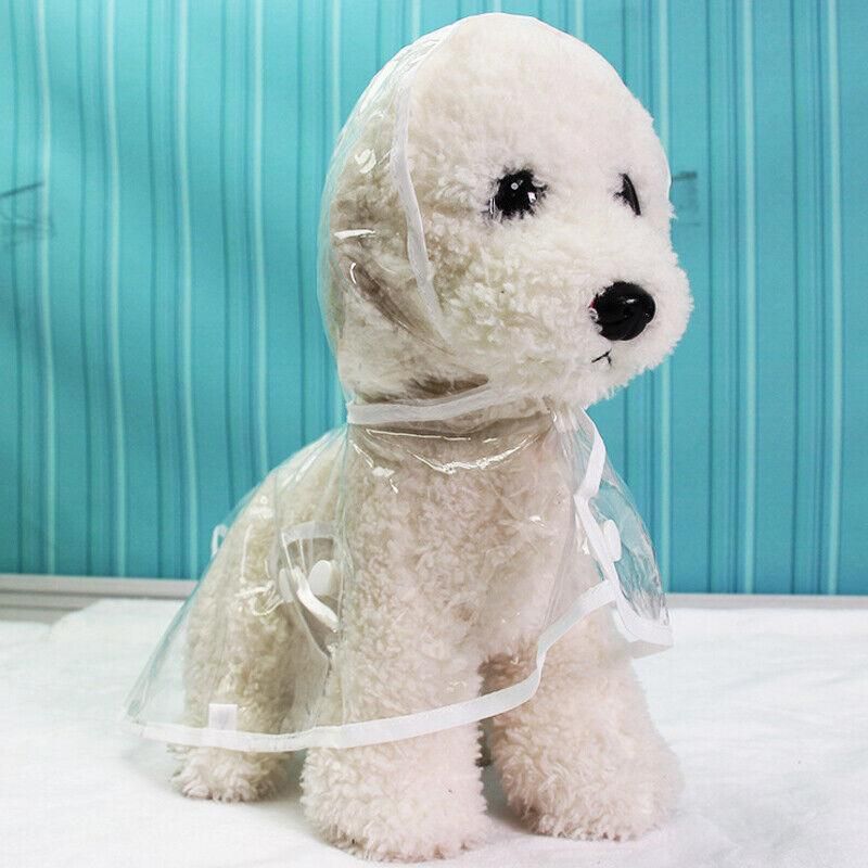 Puppy Waterproof Pet Dog Raincoat Jacket Clothes Vest Rain Outdoor Coat Hoodies Yellow - S — image 4