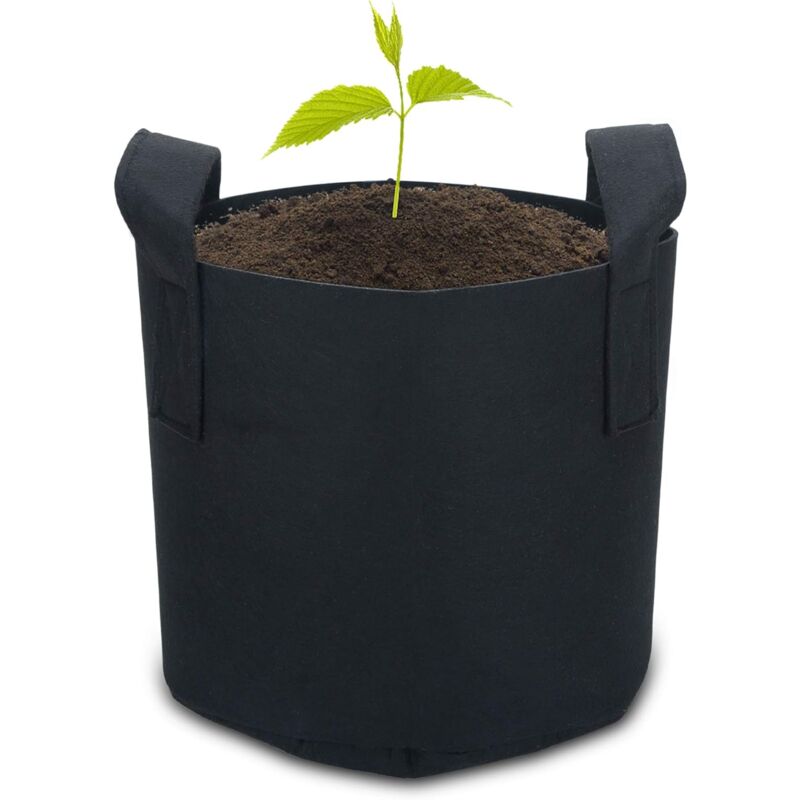2 Pack 38 Litre - 10 Gallon Non-Woven Planting Bags - 40 X 30 Cm - With Carry Handles - For Garden, Greenhouse, Etc โ image 2