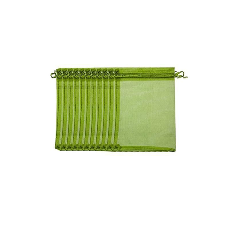 50/100PCS Garden Fruit Protection Net Bags Insect Proof Drawstring Mesh Organza - 50Pcs 17 × 23cm