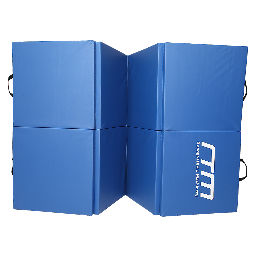 Folding Blue Exercise Mat – Gymnastics, Martial Arts, Yoga, Karate & Judo Training — image 4