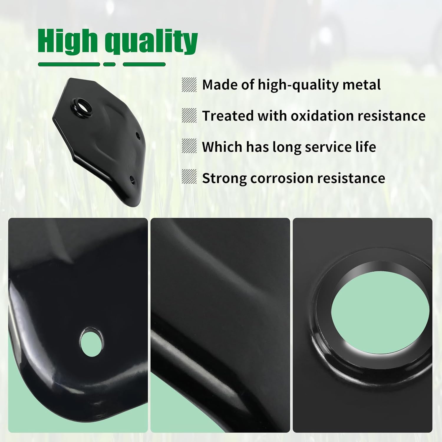 703-12302-0637 Hitch Plate Compatible with Cub Cadet ZT1 ZT2 ZT3 Heavy Duty Zero Turn Mower, Universal Towing Kit Fit for C-ated Ultima 42 46 50 54 & Lawn — image 5