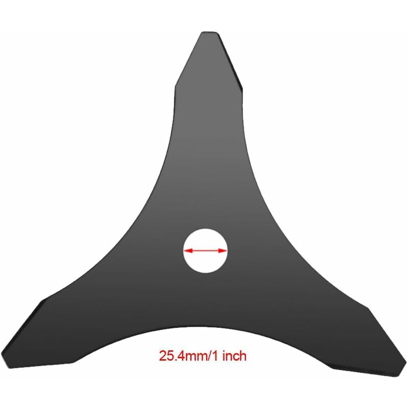 3 Teeth Outdoor Trimmer Head Manganese Steel Brush Blade Lawn Machine Accessories For 25.4Mm Diameter Brush Cutter โ image 4