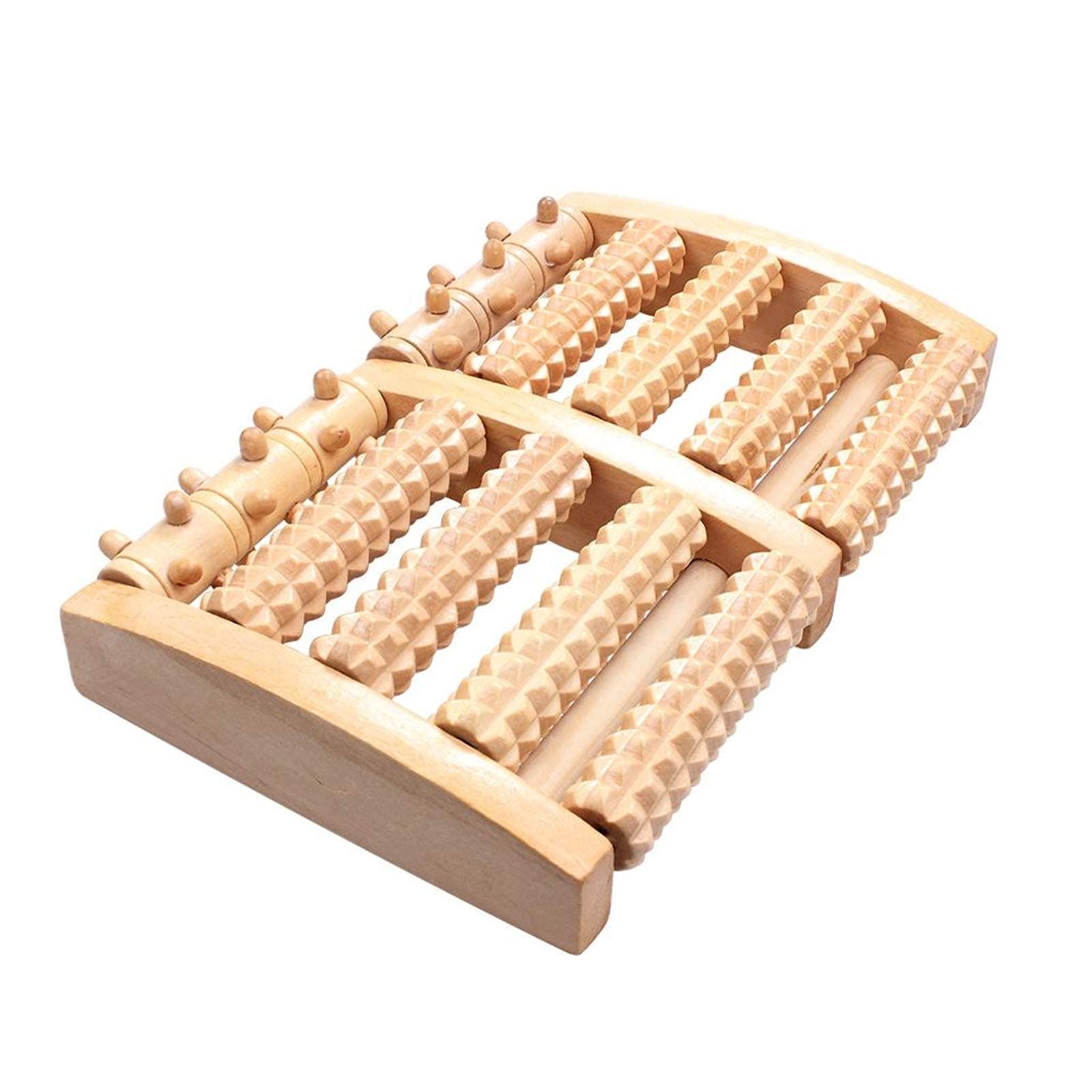 Wooden foot massage roller, bipedal massage roller, pain, and plantar fasciitis — image 2